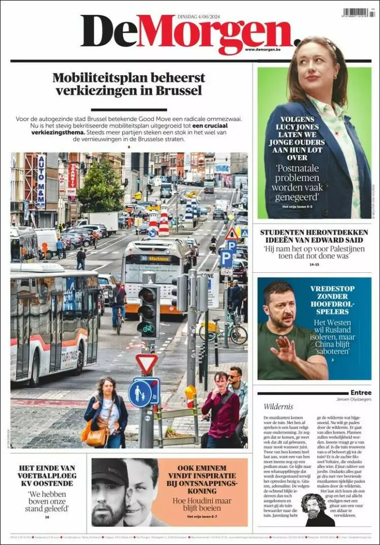 Prima-pagina-de morgen-edizione-di-oggi-04-06-2024